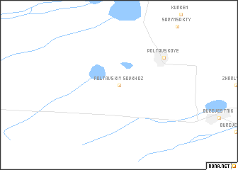 map of Sovkhoz Poltavskiy